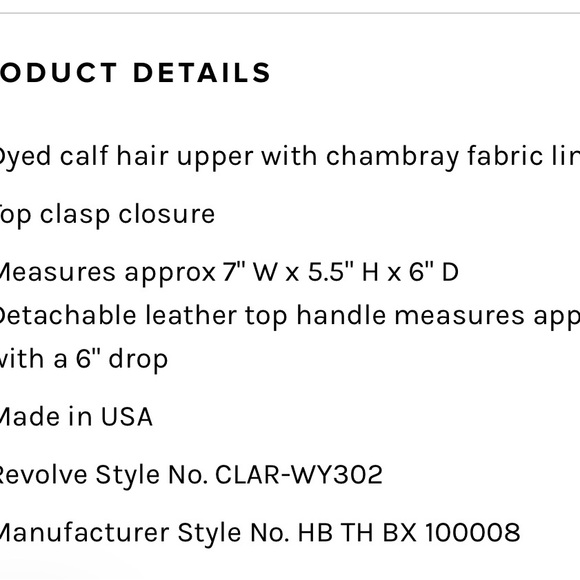 - Like new/new Clare V le box bag, orig $345 - Picture 7 of 7